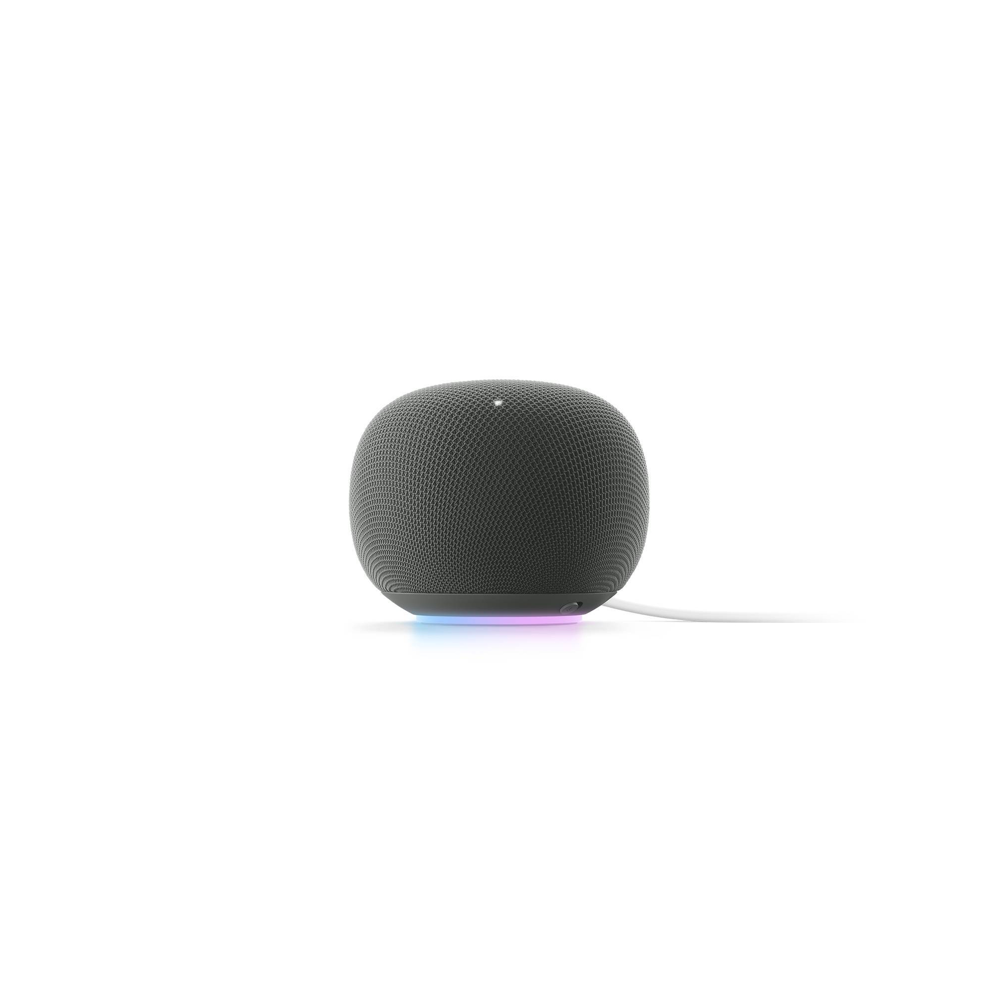 Google Home Speaker - Smart Speaker with 360 Degree Sound and Gemini For Home Voice Assistant - Hazel