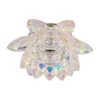 Sagebrook Home 2"H 6" Diameter Blush Pink Crystal Lotus Flower Votive Candle and Tealight Holder for Patio, Deck, Living Room, Bedroom, or Bathroom - 4 of 4