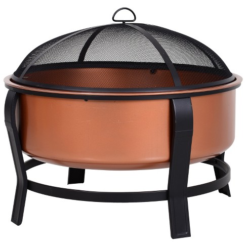 Outsunny 30 Inch Outdoor Fire Pits, Mesh Fire Pit Review