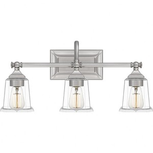 Quoizel Lighting Nicholas 3 - Light Vanity in  Brushed Nickel - 1 of 4