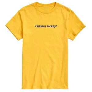 Men's - Instant Message - Chicken Jockey Gamer Short Sleeve Graphic T-Shirt - 1 of 4