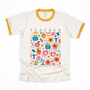 Simply Sage Market Teacher Watch Them Grow Ringer Tee - 1 of 4