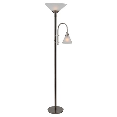 3-way Floor Lamp Stainless Steel - Kenroy Home