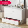 Mjkone Murphy Bed Cabinet Queen Size with Mattress, Chest Bed with USB Charging Station,Drawers - 2 of 4