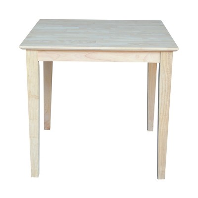 Elegant Solid Wood Extendable Square Dining Table in Natural Finish