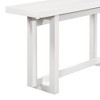 Contemporary Console Table With Industrial Style Concrete Wood Top Easy To Assemble Extra Long Entryway Table For Entryway Hallway Living Room Foyer - 4 of 4