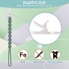 4-Pack Silicone Pacifier Clips with One-Piece Beads for Baby - Holders for Teething Relief and Baby Essentials - 2 of 4