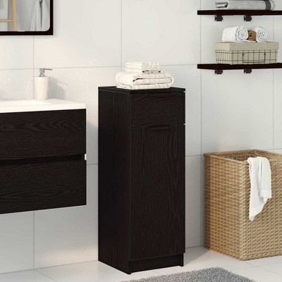 CLIHOME Freestanding Bathroom Storage Cabinet with Drawer Engineered Wood Standard