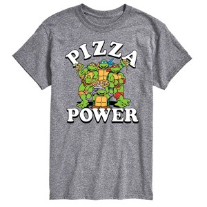 Men's - Teenage Mutant Ninja Turtles - Pizza Power Short Sleeve Graphic T-Shirt - 1 of 4