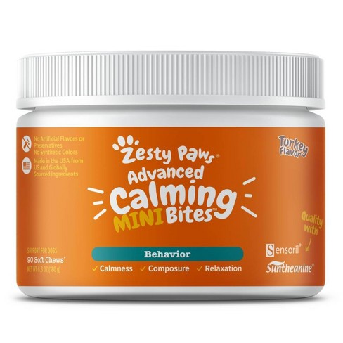 Zesty Paws, Aller-Immune Bites for Dogs, All Ages, Peanut Butter Flavour,  90 Soft Chews