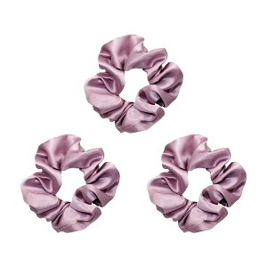 LA Glam Co. Hollywood Halo 100% Silk Scrunchies - 3-Pack - 1 of 4