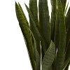 Tall Indoor Plant with Planter - 35" Decorative Green Foliage for Home Office Decor - 4 of 4