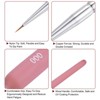 Unique Bargains Detail Paint Nylon Miniature Brush 5 Pcs - 4 of 4