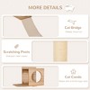 MaseiKar Wall-Mounted Multi-Level Cat Tree Activity Tower with Sisal-Covered Scratching Posts & an Interior Condo Area - 3 of 4