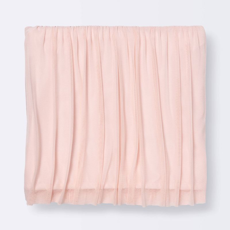 Crib Skirt Tulle - Cloud Island&#8482; Light Pink, 3 of 5