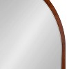 32" x 36" McLean Arch Wall Mirror Walnut Brown - Kate & Laurel All Things Decor - image 3 of 4