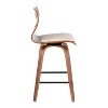 Set of 2 Folia Upholstered Counter Height Barstools - Lumisource - 3 of 4