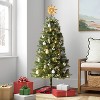 12" Lit-Plastic Gold Glitter Starburst Clear Incandescent Lights Christmas Tree Topper - Wondershop™ - 2 of 4