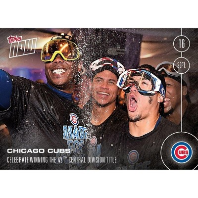 Topps MLB Chicago Cubs Celebrate Central Division Title #460A Topps NOW Trading Card