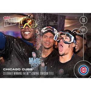 Topps MLB Chicago Cubs Celebrate Central Division Title #460A Topps NOW Trading Card - 1 of 1
