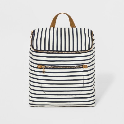 target striped backpack