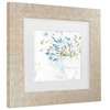 Trademark Fine Art Sheila Golden Cottage Garden Bouquet Matted Framed Art - 3 of 4
