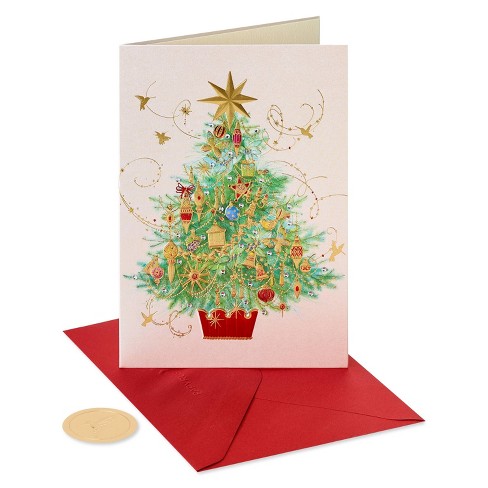 Christmas Card Embellished Tree - Papyrus : Target