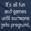 Maternity Fun and Games Pregnancy T Shirt Cute Novelty Tee - Crazy Dog Maternity T Shirt - 3 of 4
