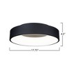 Artcraft Lighting Lazio 1 - Light Flush Mount in  Black - 2 of 4