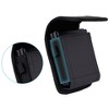 Nakedcellphone Pouch Case for Motorola RAZR and Samsung Galaxy Z Flip Phones - (Metal Clip, Belt Harness, Magnetic Closure, Case-Compatible) - Black - 4 of 4