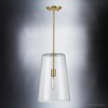 Urban Ambiance Luxury Colonial Pendant Light,  15.875"H x 10.5"W,  Satin Gold Finish, UHP3071 - 3 of 4