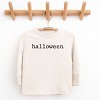 Halloween Typewriter - Toddler Long Sleeve Graphic Tee and Youth Long Sleeve Graphic T-Shirt - 2 of 3
