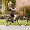 Topteng Beach Cruiser Bike, 26" Commuter Bicycle for Men & Women, City Bike with Basket - 3 of 4