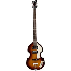Hofner Ignition Series Short-Scale Violin Bass Guitar with Cavern Pickup Spacing Sunburst - 1 of 4