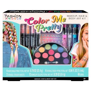 Fashion Angels Color Me Pretty Body Art & Hair Play Kit - 1 of 4