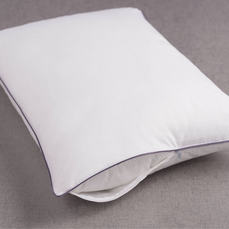 Lavender Infused Pillow Protector White - Dream Infusion, 3 of 5