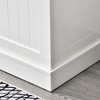 Akoasm 70.75 in. H 3-In-1 Entryway Coat Rack with Storage Bench & Four Hooks For Bedroom & Living Room-White - 3 of 4