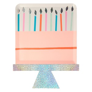 Meri Meri Birthday Cake Plates (Pack of 8) - 1 of 4