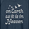 Women's - Instant Message - On Earth As It Is In Heaven Lightweight French Terry Slouchy - 2 of 4