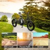 Topteng Electric Trike, 3 Wheel Bicycle with 4.0 Fat Tire - 4 of 4