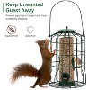 Munora Squirrel-Proof Bird Feeder - Outdoor Metal Hanging Feeder with 4 Ports, Chew-Proof Design for Small Songbirds - 2 of 4