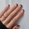BTArtboxnails XCOATTIPS® Black French - Short Square - 3 of 4