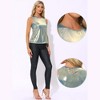 INSPIRE CHIC Women's Metallic Sleeveless Club Party Shiny Tank Top - 2 of 4
