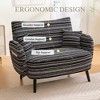 MOONMISS 47” Couch Small with Throw Pillow, Modern Loveseats with Storage Pockets, Mini Loveseat for Bedroom Small Space Living Room - 4 of 4