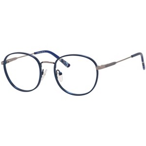 Ernest Hemingway H4850 Designer Acetate Eye Glasses Frame in Gloss Black Silver/Demo Lens 143mm Frame/58mm Lens Width - 1 of 4