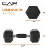 CAP Barbell 12lb Dumbbell Weights with Comfort Grip Single - 4 of 4