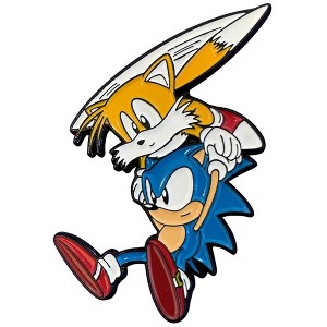Adult Tails and Sonic The Hedgehog Enamel Pin - 1 of 1