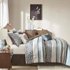 NicBex 7-Piece Traditional Jacquard Design Bedding Comforter Sets, Bedding Set with Beautiful Geometric and Damask Design, Machine Washable - 2 of 4