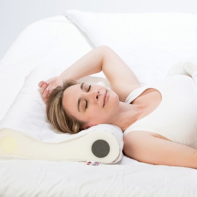 Adjustable Foam Cervical Pillow with Interchangeable Support Rolls