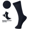 Alpine Swiss Mens Dress Socks 6 Pair Crew Sock Cotton Dress Socks for Men Solid Ribbed Argyle Pattern Multicolor Fun Designs - 4 of 4